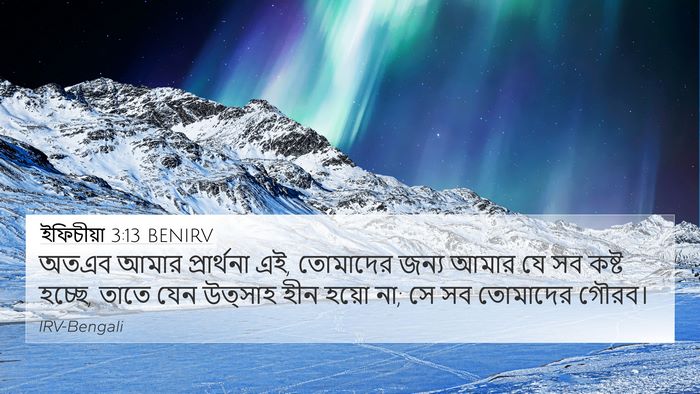 ইফিচীয়া 3:13 BENIRV Bible Verse Image