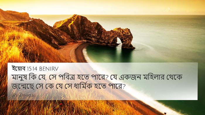 ইয়োব 15:14 BENIRV Bible Verse Image