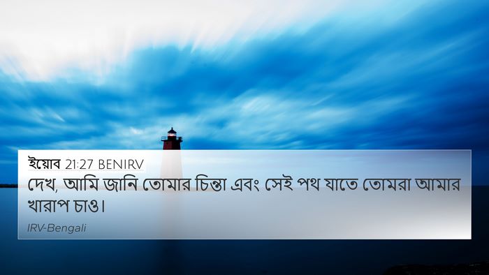 ইয়োব 21:27 BENIRV Bible Verse Image