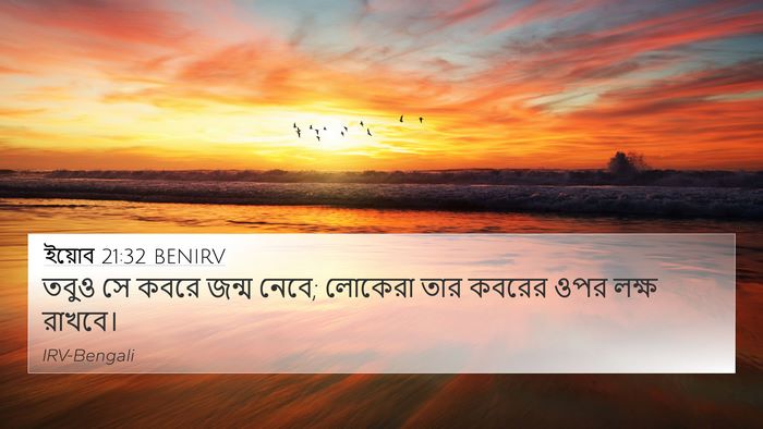 ইয়োব 21:32 BENIRV Bible Verse Image