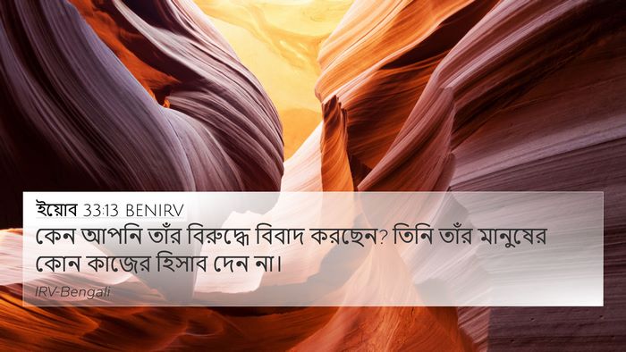 ইয়োব 33:13 BENIRV Bible Verse Image