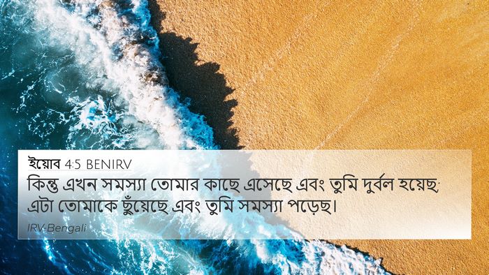 ইয়োব 4:5 BENIRV Bible Verse Image