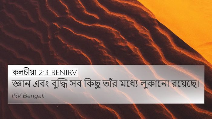 কলচীয়া 2:3 BENIRV Bible Verse Image