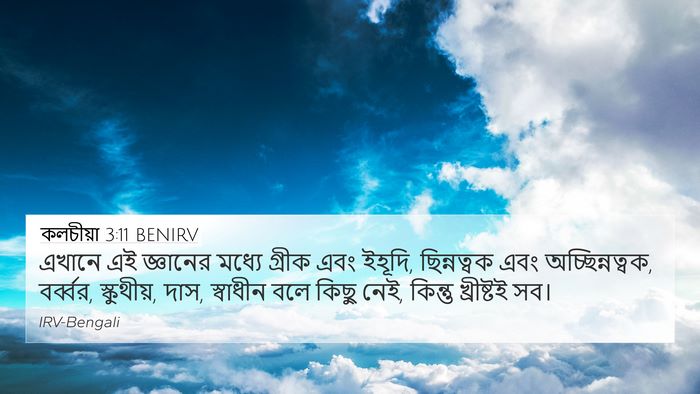 কলচীয়া 3:11 BENIRV Bible Verse Image