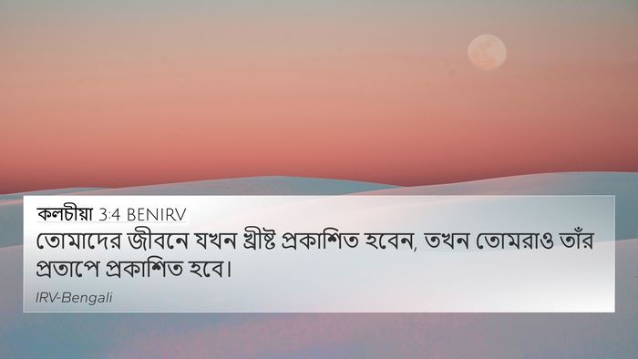 কলচীয়া 3:4 BENIRV Bible Verse Image