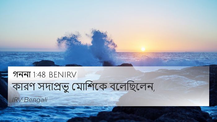 গননা 1:48 BENIRV 4K Wallpaper - কারণ সদাপ্রভু - 4K Wallpaper Bible Verse