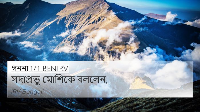 গননা 17:1 BENIRV 4K Wallpaper - সদাপ্রভু মোশিকে - 4K Wallpaper Bible Verse