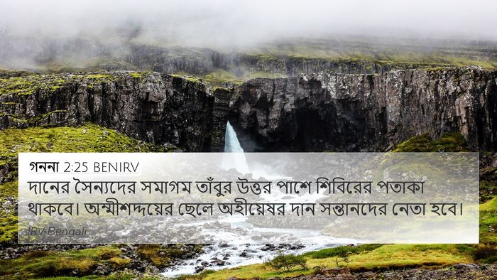 গননা 2:25 BENIRV Bible Verse Image