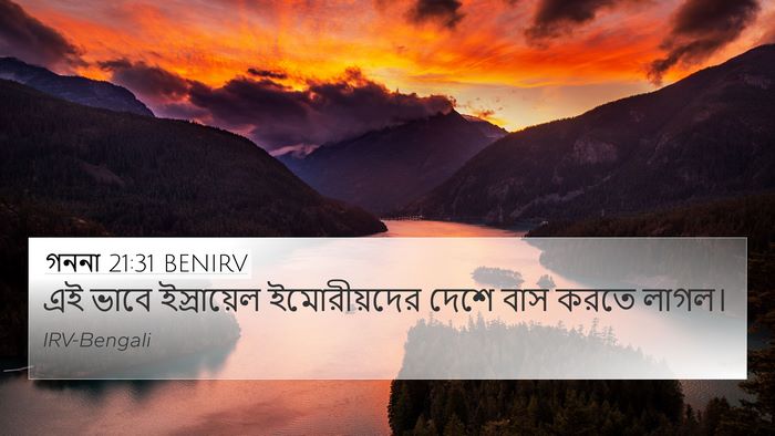গননা 21:31 BENIRV Bible Verse Image