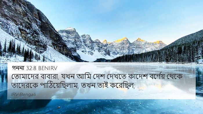 গননা 32:8 BENIRV Bible Verse Image