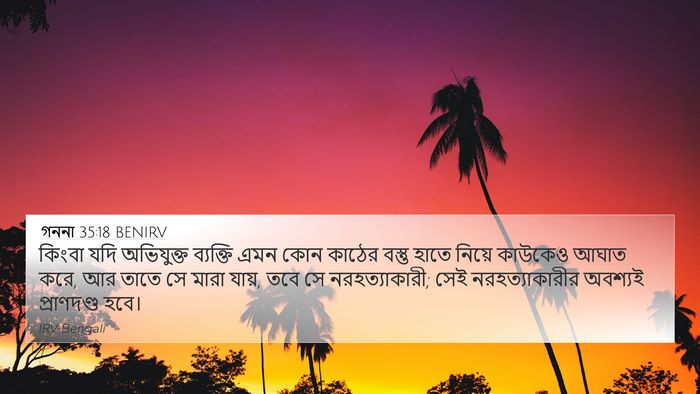 গননা 35:18 BENIRV 4K Wallpaper - কিংবা যদি - 4K Wallpaper Bible Verse