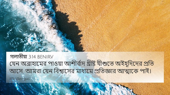 গালাতীয়া 3:14 BENIRV Bible Verse Image