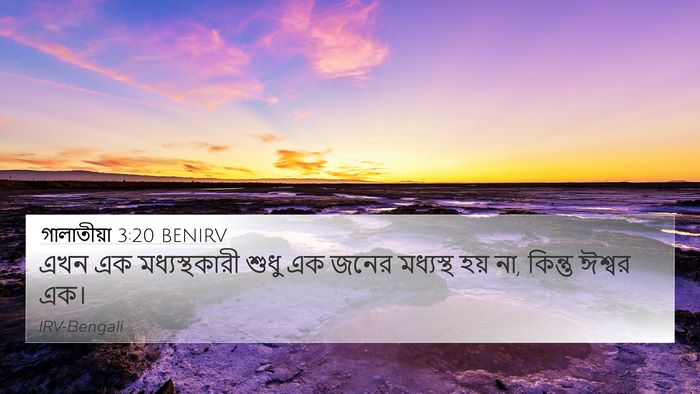 গালাতীয়া 3:20 BENIRV Bible Verse Image