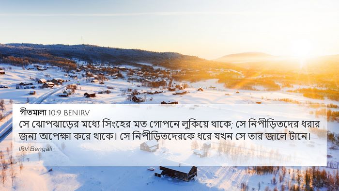 গীতমালা 10:9 BENIRV Bible Verse Image