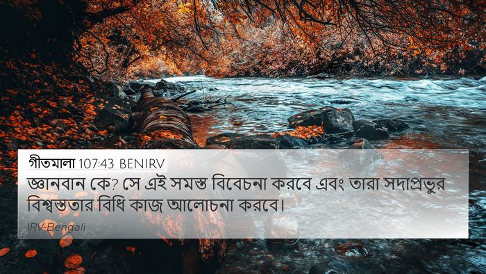গীতমালা 107:43 BENIRV Bible Verse Image
