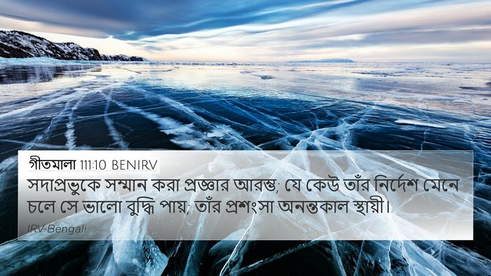 গীতমালা 111:10 BENIRV Bible Verse Image