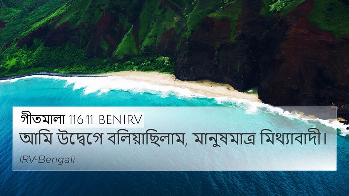 গীতমালা 116:11 BENIRV Bible Verse Image