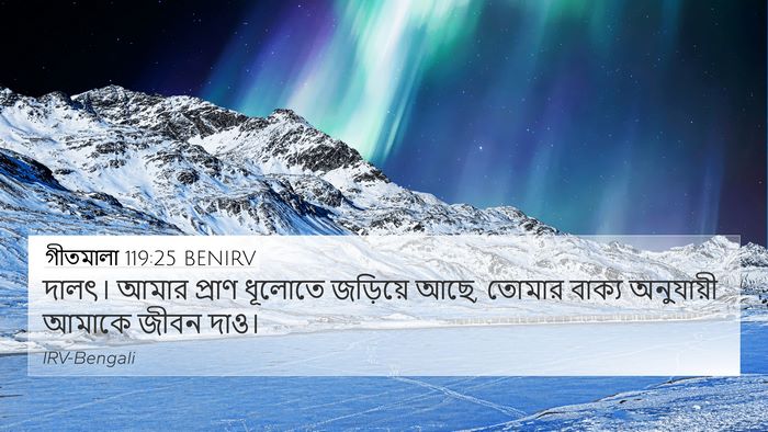 গীতমালা 119:25 BENIRV Bible Verse Image