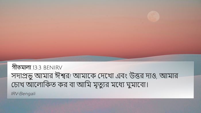 গীতমালা 13:3 BENIRV Bible Verse Image
