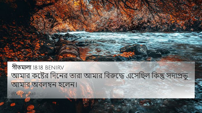 গীতমালা 18:18 BENIRV Bible Verse Image