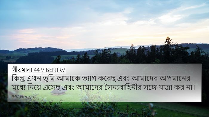 গীতমালা 44:9 BENIRV Bible Verse Image