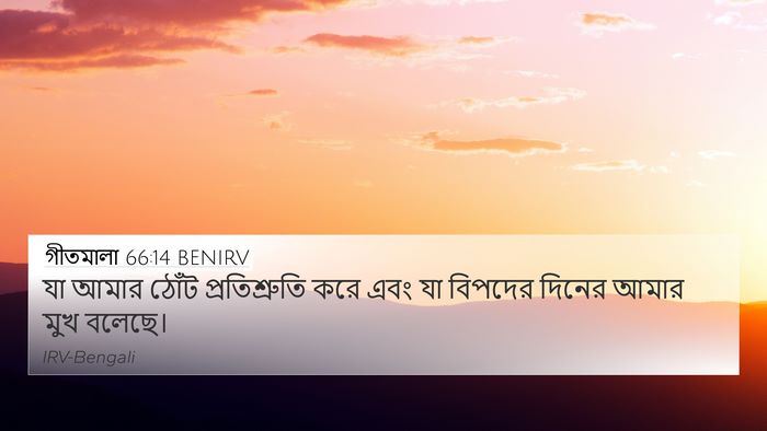 গীতমালা 66:14 BENIRV Bible Verse Image