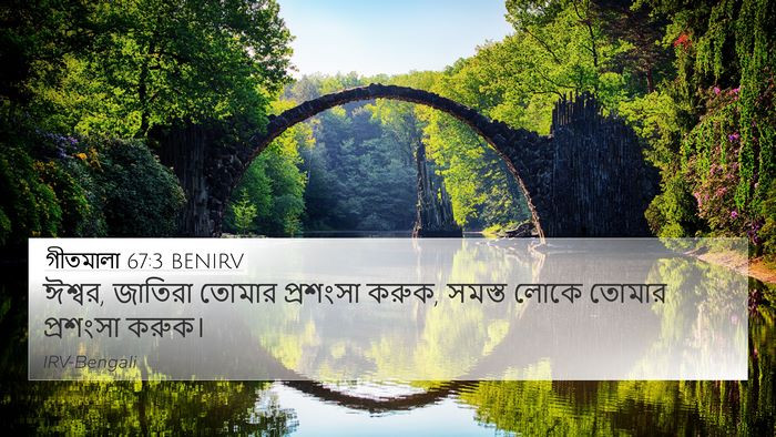 গীতমালা 67:3 BENIRV Bible Verse Image