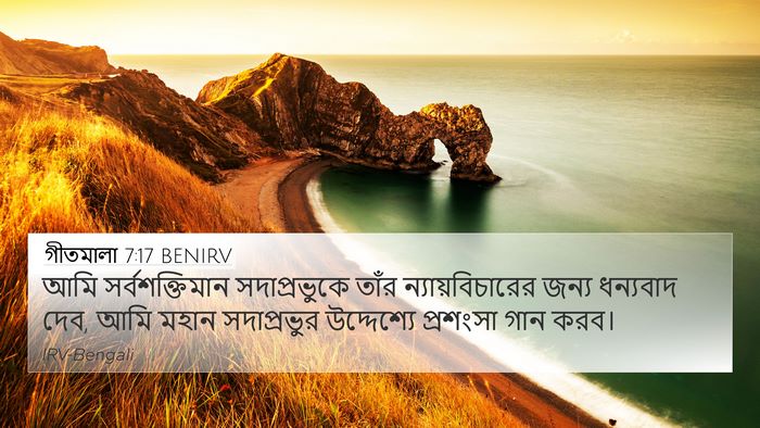 গীতমালা 7:17 BENIRV Bible Verse Image