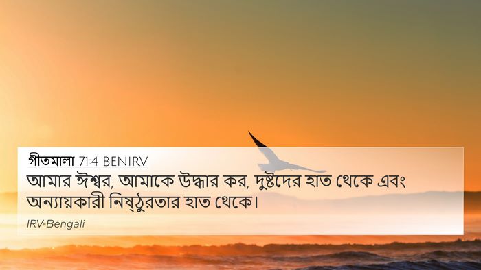 গীতমালা 71:4 BENIRV Bible Verse Image
