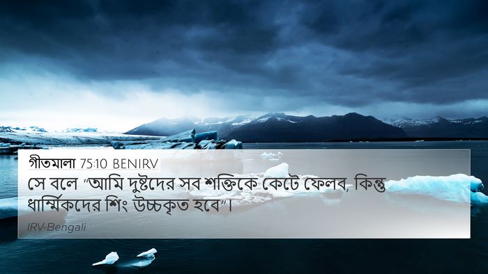 গীতমালা 75:10 BENIRV Bible Verse Image