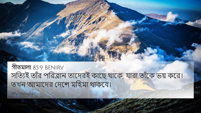 গীতমালা 85:9 BENIRV Bible Verse Image
