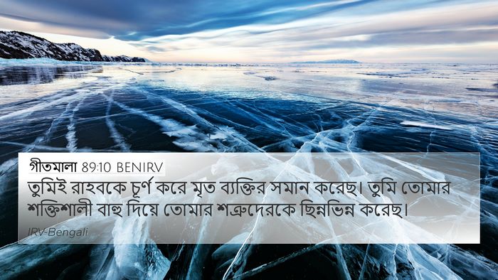 গীতমালা 89:10 BENIRV Bible Verse Image