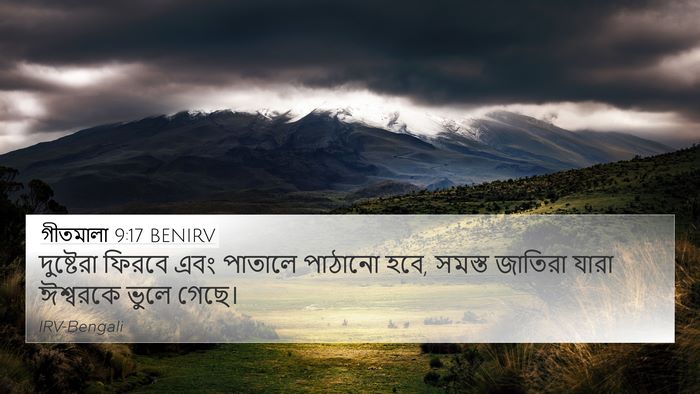 গীতমালা 9:17 BENIRV Bible Verse Image