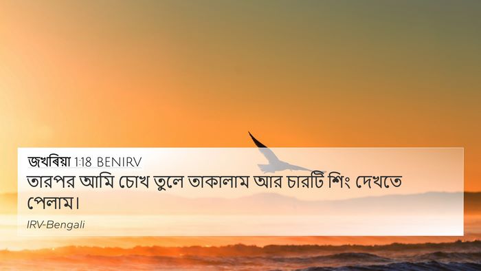 জখৰিয়া 1:18 BENIRV Bible Verse Image