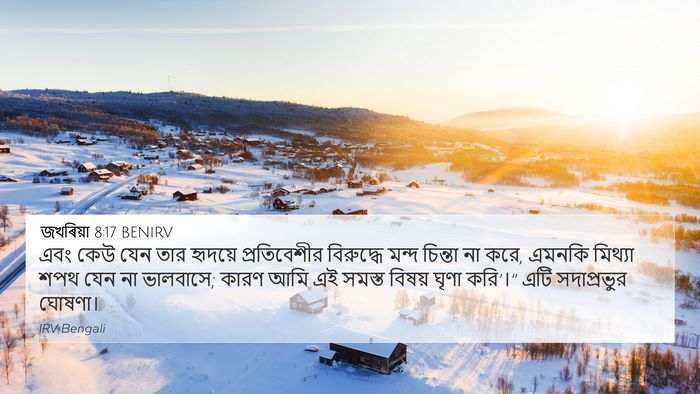 জখৰিয়া 8:17 BENIRV Bible Verse Image