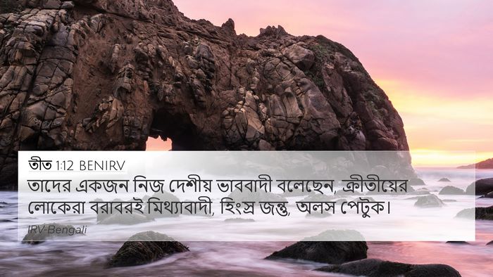 তীত 1:12 BENIRV Bible Verse Image
