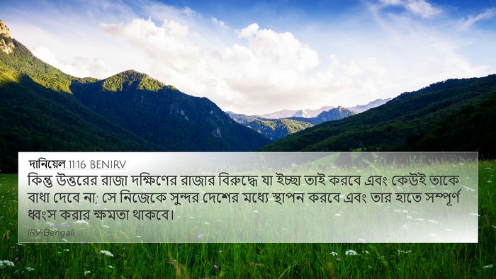 দানিয়েল 11:16 BENIRV Bible Verse Image