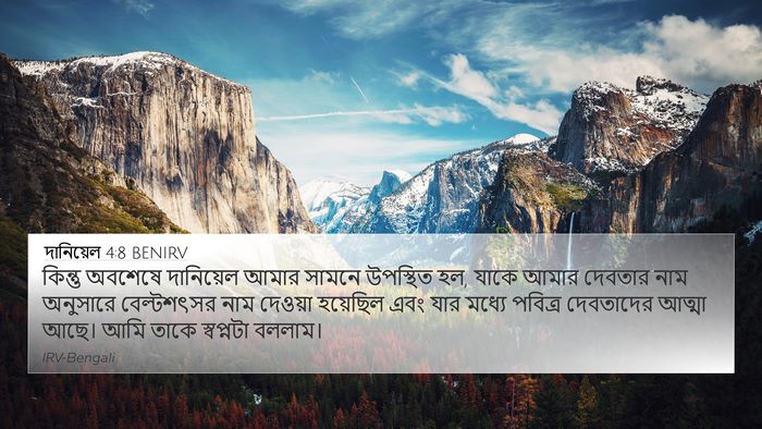 দানিয়েল 4:8 BENIRV Bible Verse Image