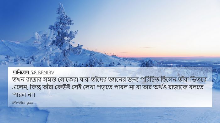 দানিয়েল 5:8 BENIRV Bible Verse Image