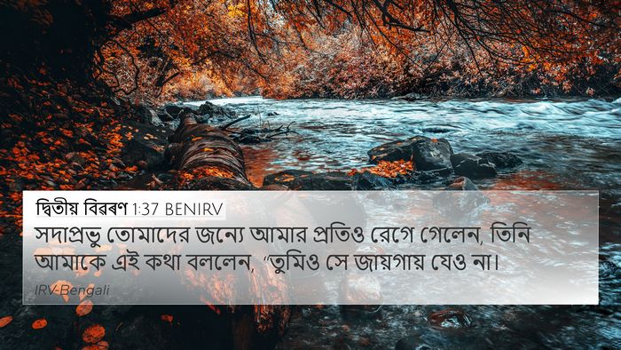 দ্বিতীয় বিৱৰণ 1:37 BENIRV Bible Verse Image