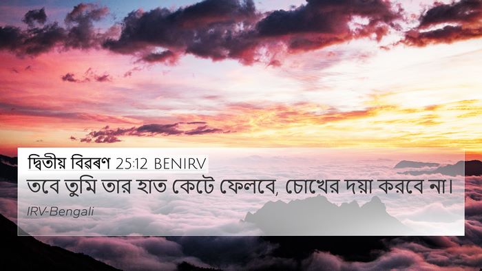 দ্বিতীয় বিৱৰণ 25:12 BENIRV Bible Verse Image
