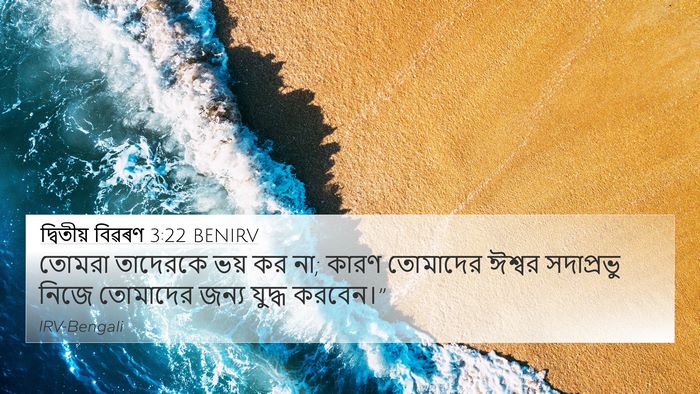 দ্বিতীয় বিৱৰণ 3:22 BENIRV Bible Verse Image