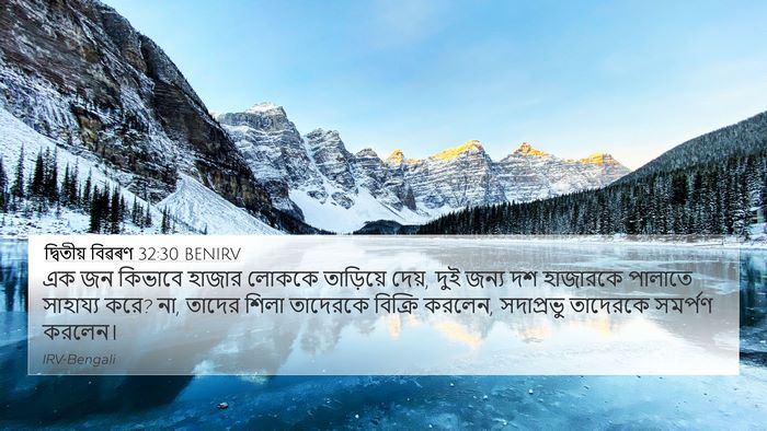 দ্বিতীয় বিৱৰণ 32:30 BENIRV Bible Verse Image