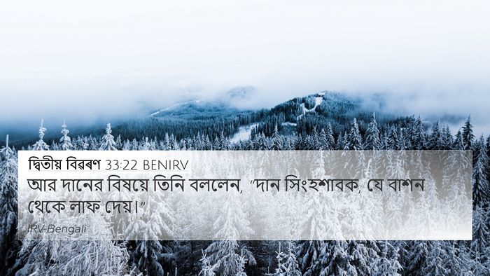 দ্বিতীয় বিৱৰণ 33:22 BENIRV Bible Verse Image