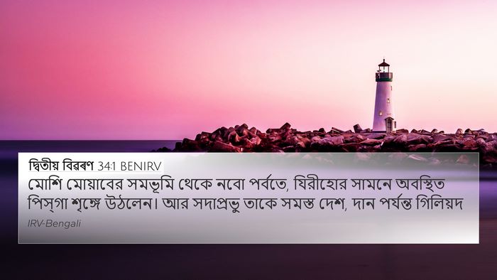 দ্বিতীয় বিৱৰণ 34:1 BENIRV Bible Verse Image