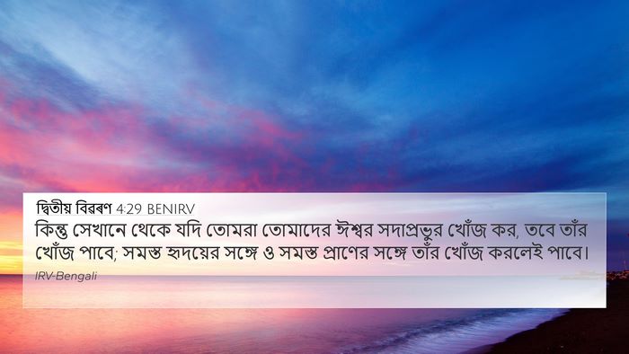 দ্বিতীয় বিৱৰণ 4:29 BENIRV Bible Verse Image