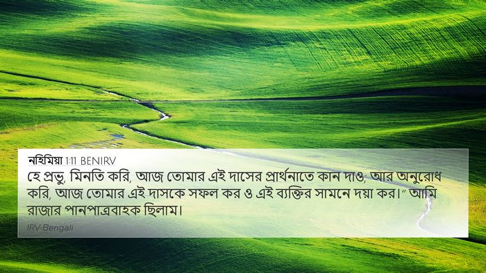 নহিমিয়া 1:11 BENIRV Bible Verse Image