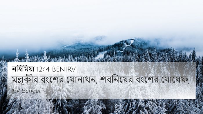 নহিমিয়া 12:14 BENIRV Bible Verse Image