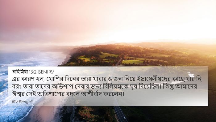 নহিমিয়া 13:2 BENIRV Bible Verse Image