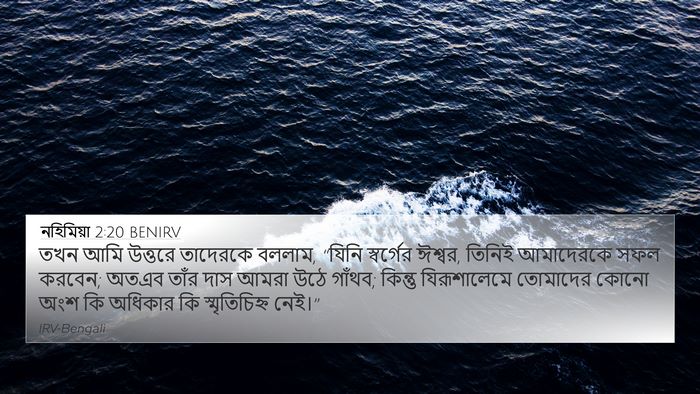 নহিমিয়া 2:20 BENIRV Bible Verse Image